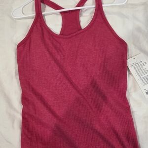 lululemon athletica Ribbed Racerback Tank - Hot Pink